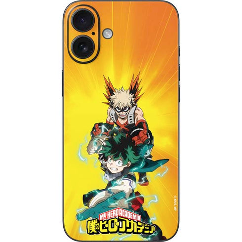 My Hero Academia Deku and Bakugo Season 5 iPhone 16 Plus Skin